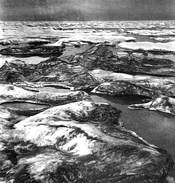 Черный лед Карского моря