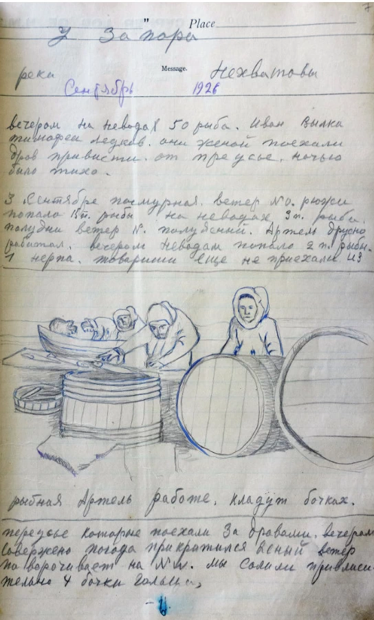 Страница из дневника