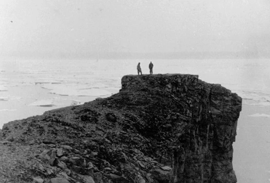 Новая Земля. Карское побережье. Карское море со льдом и летом.