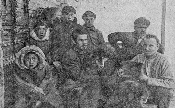 Группа колонистов ст. Маточкин Шар