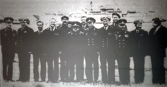 Группа участников ядерных испытаний в 1961 г.