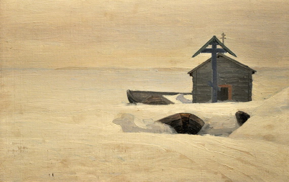 «Часовня на берегу Югорского Шара» (1898 г.).