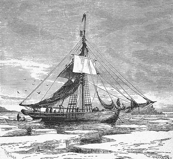 Норвежское зверобойное судно «Prøven» (капитан Фриц Мак). 1862 Норвежское зверобойное судно «Prøven»