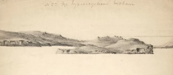 Рисунок Е.А. Тягина №5 из кармакульской часовни