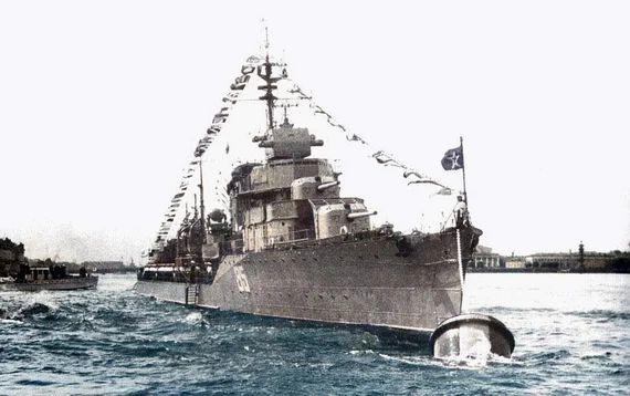 Эскадренный миноносец «Стерегущий» в 1949 г.