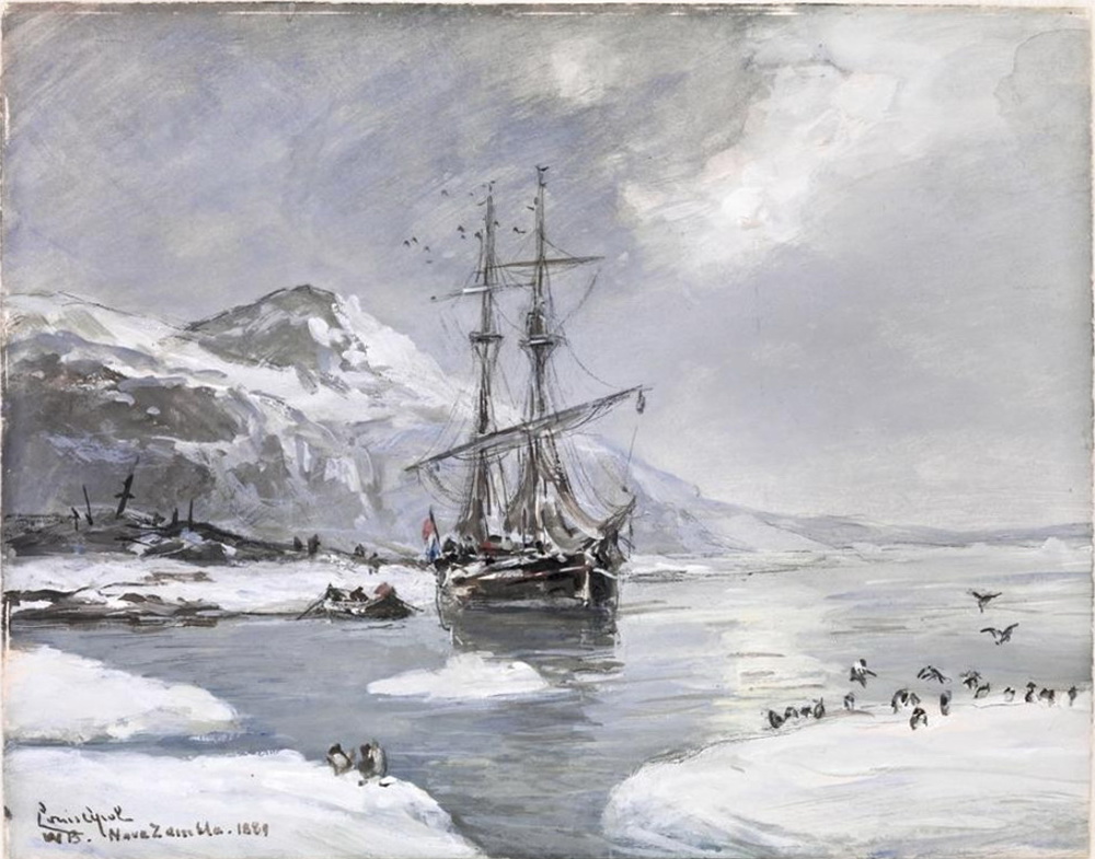 Полярная шхуна «Виллем Баренц» у Новой Земли