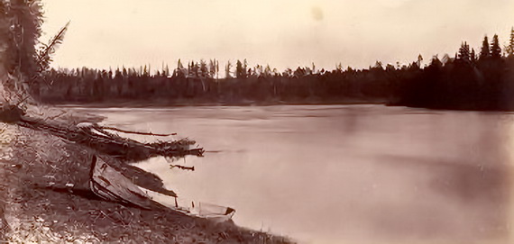 Слияние рек Ижма и Ухта