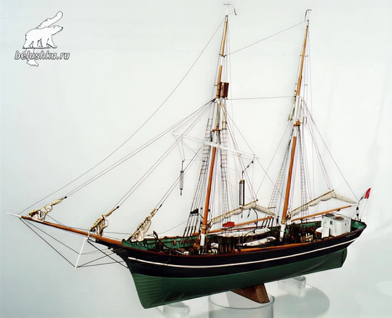 Модель полярной шхуны «Виллем Баренц» в Морском музее Роттердама