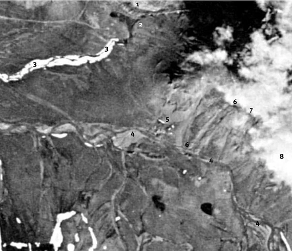 Место ядерных испытаний 1975 года.