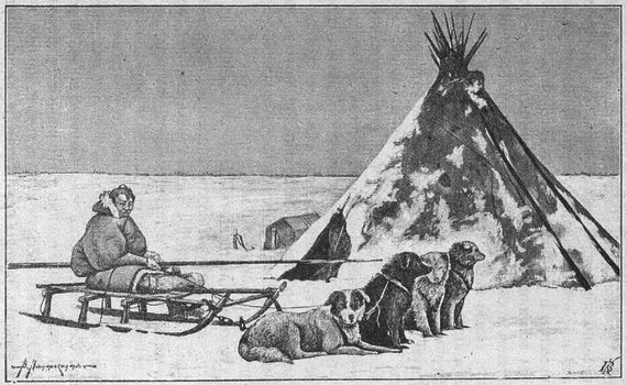 Самоѣдскiй чумъ на Новой Землѣ