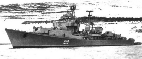 Эсминец НАСТОЙЧИВЫЙ пр.56, Северный флот, 1963 г.