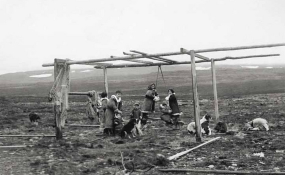 Промысловый участок. Становище Малые Кармакулы. 1911 г.