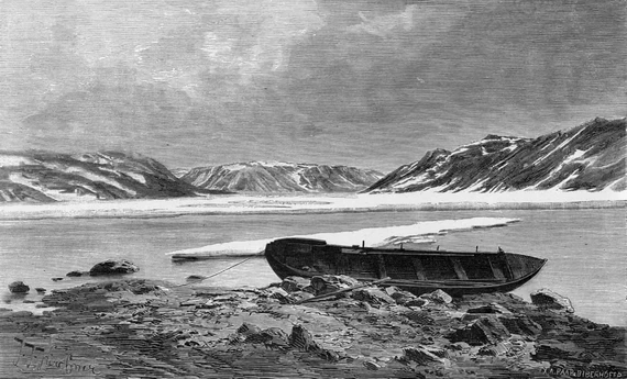 Видъ на Маточкинъ Шаръ.